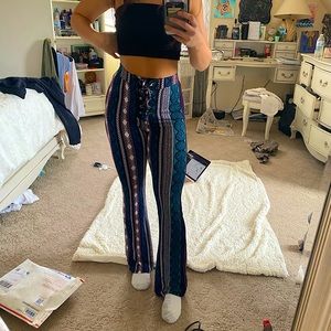 Patterned Flowy Pants